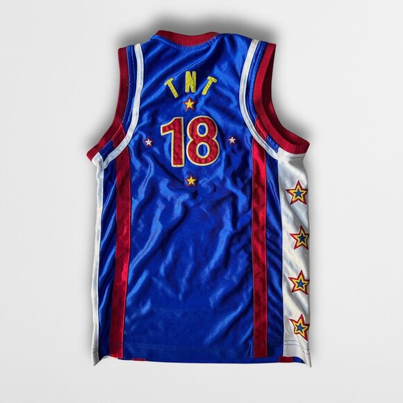 Harlem Globetrotters Basketball Jersey Blue Red White Size XS Men - Picture 3 of 6